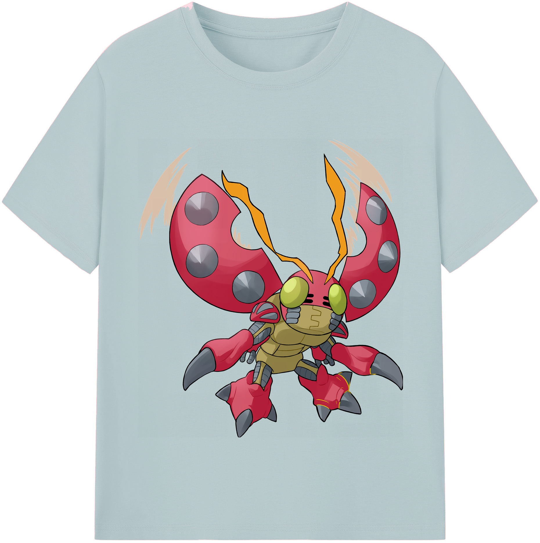 （画像用） Digimon デジタルモンスター/デジモン 綿100％半袖Tシャツ（フロントプリント）